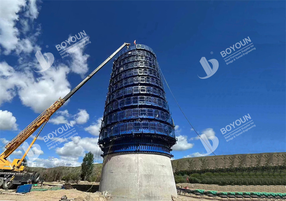 شكل رصيف مجوف دائري