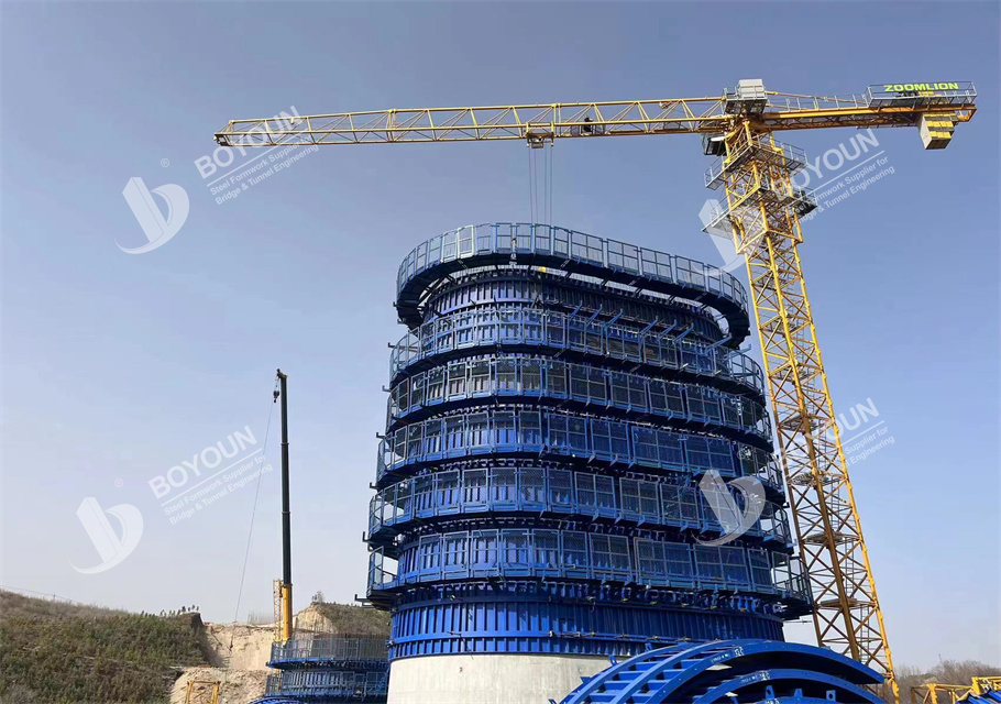 شكل رصيف مجوف دائري