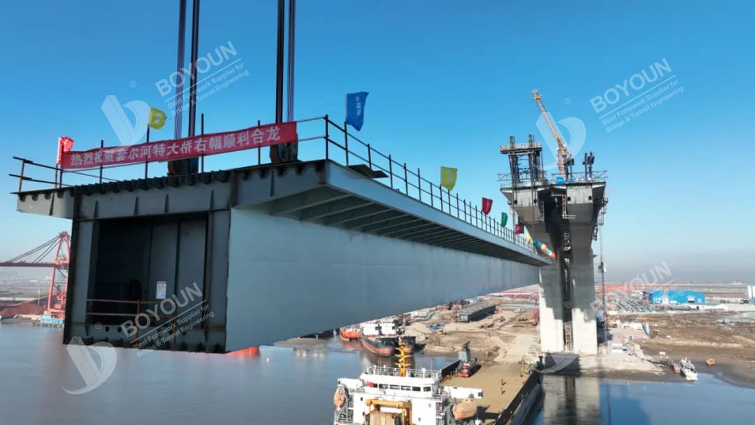 Key Construction Technologies for Curved Steel Box Girder الجسور