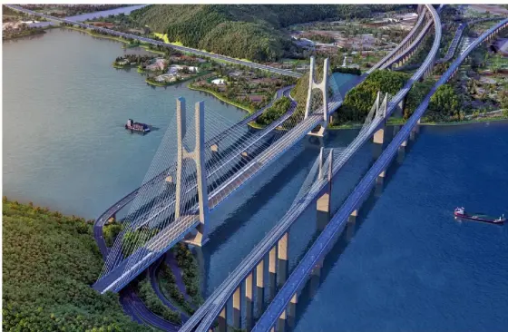 جسر الكابل الثابت