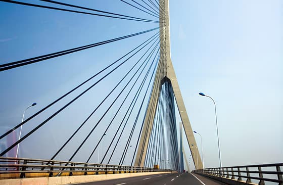 جسر الكابل الثابت