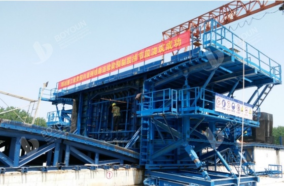 طرق التحكم الخطي للخطوط القصيرة Match-Cast Segment Girder Erection